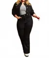 Judy Blue High Waist Tummy Control Cut Hem Flare In Black In Black
