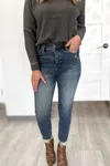 Judy Blue High Waist Tummy Control In Vintage Wash In Multi