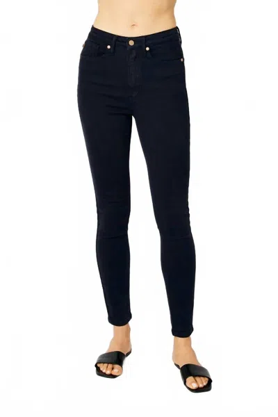 Judy Blue High Waist Tummy Control Skinny Jeans In Black