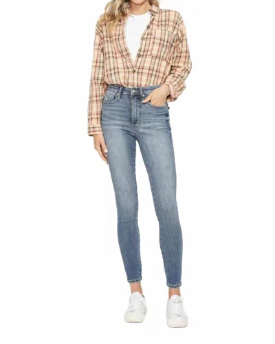 Judy Blue High Waist Tummy Control Skinny Jeans In Blue