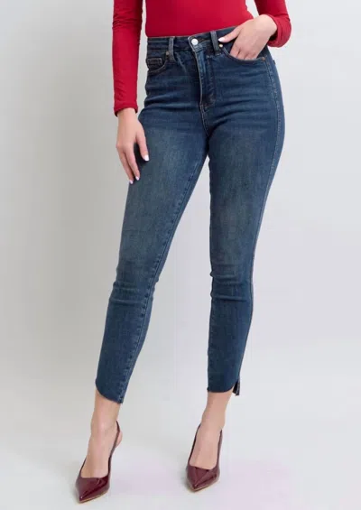 Judy Blue High Waist Tummy Control Skinny Jeans In Blue