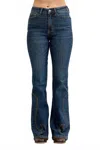 Judy Blue High Waist Western Stud Flare Jeans In Blue In Blue