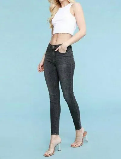 Judy Blue High Waisted Skinny Jean In Grey