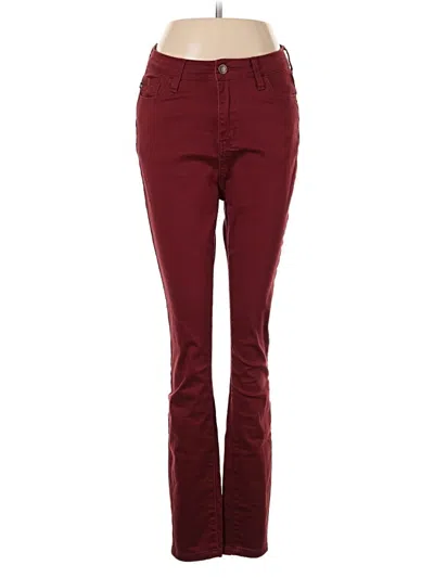 Pre-owned Judy Blue Jeans In Burgundy