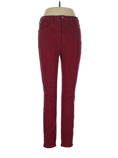 Pre-owned Judy Blue Jeans In Burgundy