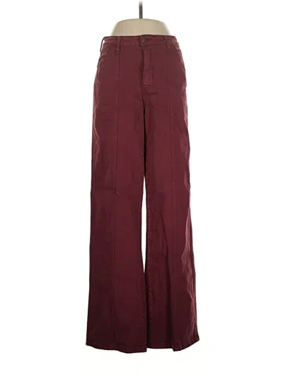 Pre-owned Judy Blue Jeans In Burgundy