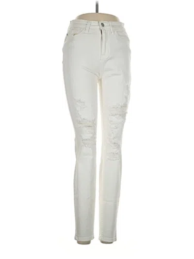 Pre-owned Judy Blue Jeans In Ivory