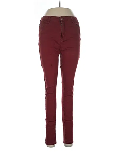 Pre-owned Judy Blue Jeggings In Burgundy
