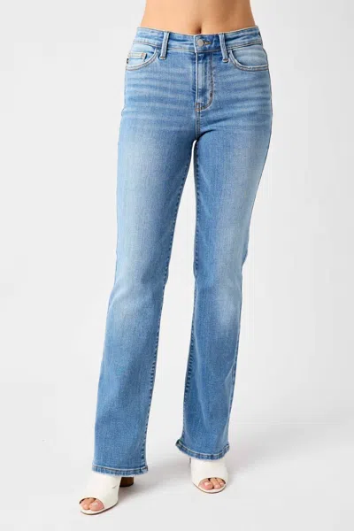 Judy Blue Judy Plus Mid-rise Vintage Bootcut Jeans In Blue