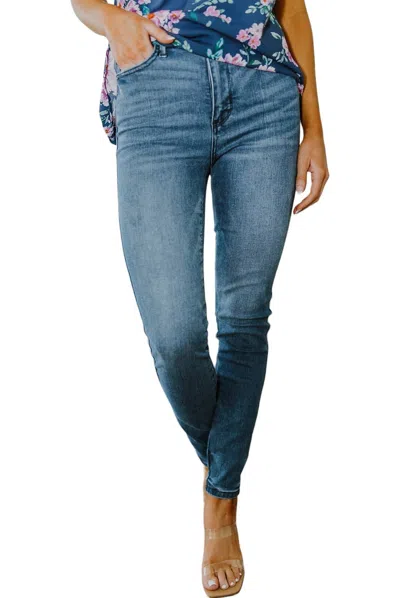 Judy Blue Juny Hi-waist Skinny Jeans In Blue