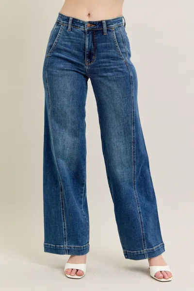 Judy Blue Justice High Waist Trouser Jean In Blue