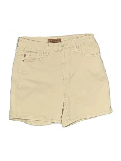 Pre-owned Judy Blue Khaki Shorts In Tan