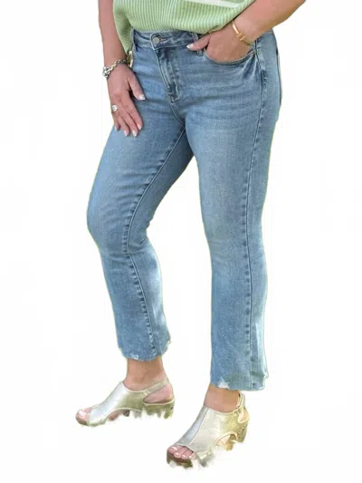 Judy Blue Kick Off The Year Kick Flare Jeans In Blue