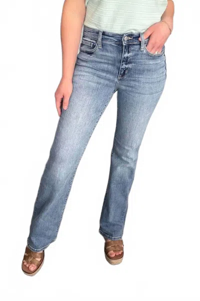 Judy Blue Maci Mid Rise Bootcut Jeans In Blue