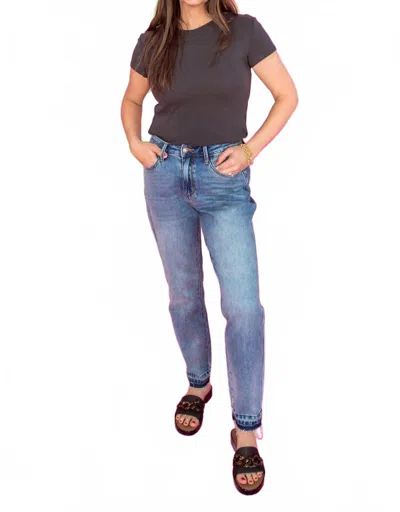 Judy Blue Magic Mid Rise Denim Jeans In Blue