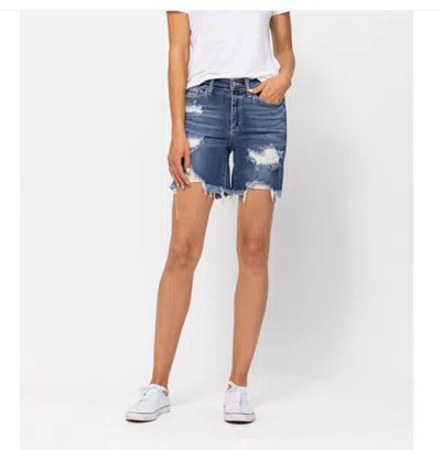 Judy Blue Melissa Bermuda Shorts In Blue