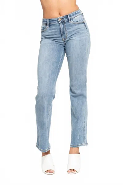 Judy Blue Mid-rise Cell Phone Pocket Dad Jean In Blue