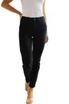 Judy Blue Mid Rise Classic Slim Jeans In Black In Black
