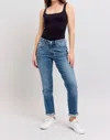 Judy Blue Mid Rise Skinny Cuff Jeans In Vintage Wash In Blue