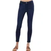 Judy Blue Non Distressed Mid Rise Skinny Jeans In Dark Wash In Blue