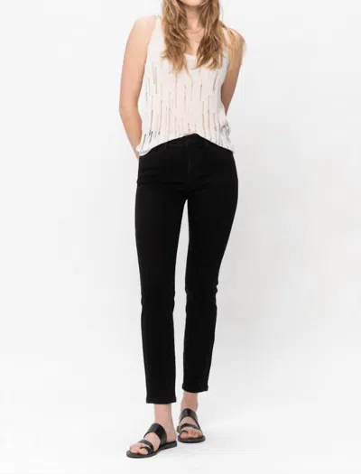 Judy Blue Mid-rise Slim Fit Jeans In Black