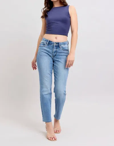 Judy Blue Midrise Vintage Wash Slim Fit Pant