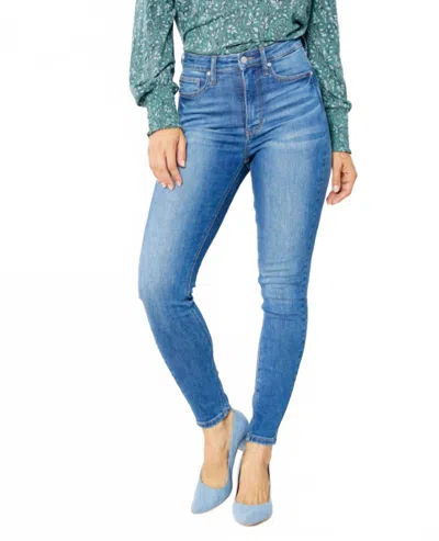 Judy Blue Quinn Tummy Control Skinny Jeans In Mid Wash