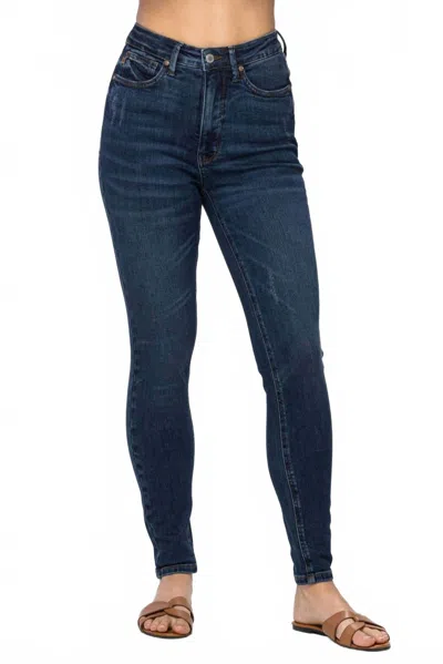 Judy Blue Rae High Waist Skinny Jeans In Dark Wash In Blue