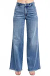 Judy Blue Retro High Rise Wide Leg Jeans In Blue In Blue
