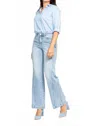 Judy Blue Retro Wide Side Seam Jean In Medium In Blue