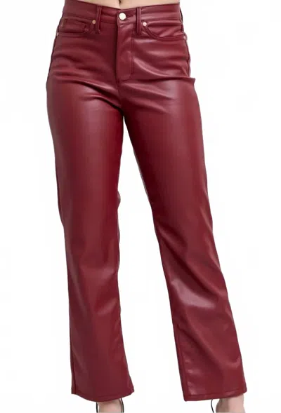 Judy Blue Richly Royal Pants In Red