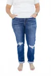 Judy Blue Rockland Beach Jeans In Medium Wash In Blue