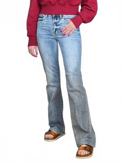 Judy Blue Saddle Up Bootcut Jean In Light Wash In Blue