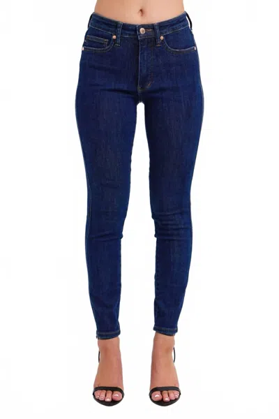 Judy Blue Sleek Sculpt Mid-rise Skinny Jeans In Blue