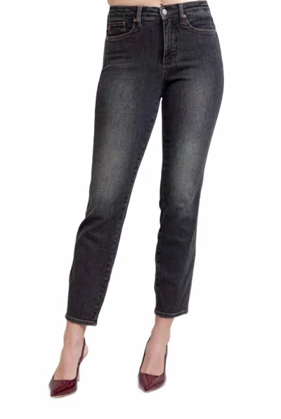 Judy Blue Slim Tummy Control Jean In Black