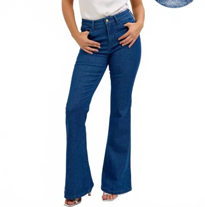 Judy Blue Starstruck Sparkle Flare Jeans In Blue