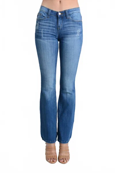 Judy Blue Stretch Bootcut Jeans - Plus In Medium Wash In Blue