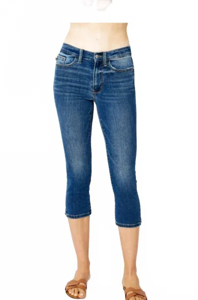 Judy Blue Summer Lovin Capri In Blue