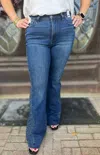 Judy Blue Swifties Flare Denim Jean In Blue In Blue