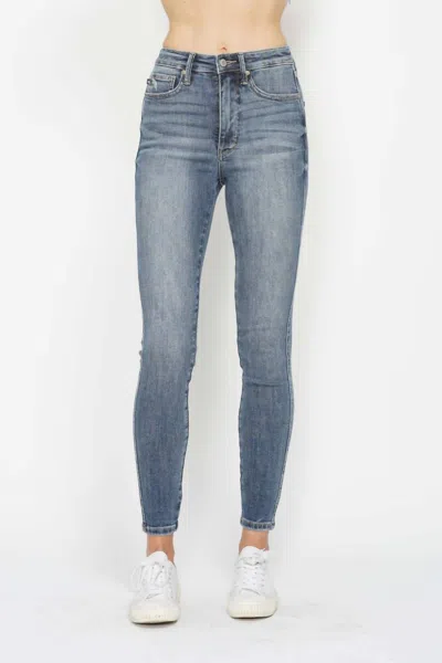Judy Blue The Joey High Waist Tummy Control Skinny Jeans In Blue