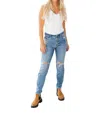 JUDY BLUE THE TRAVELER DENIM JEANS IN WASHED BLUE