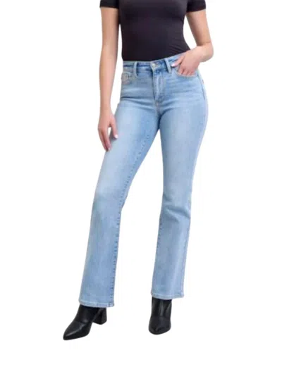Judy Blue Thermal Bootcut Jeans In Blue