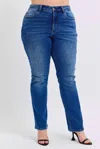 Judy Blue Thermal Bootcut Jeans - Plus In Blue In Blue