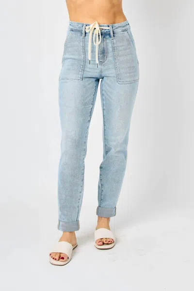Judy Blue Trip Down Memory Lane Joggers In Blue
