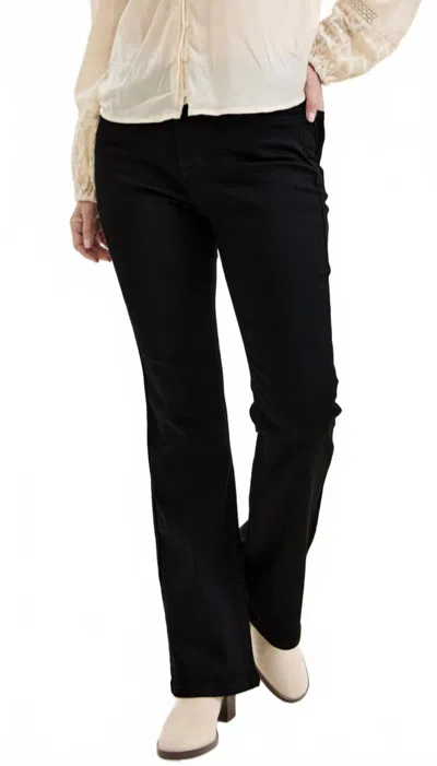 Judy Blue Tummy Control Bootcut Jean In Black