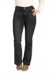 Judy Blue Tummy Control Bootcut Jeans In Black In Black