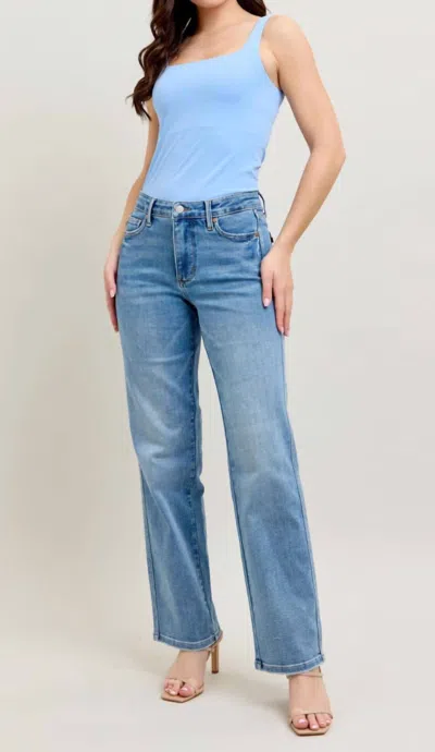 Judy Blue Tummy Control Straight Leg In Blue
