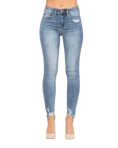Judy Blue Vintage High Waist Skinny Jeans - Plus In Light Blue
