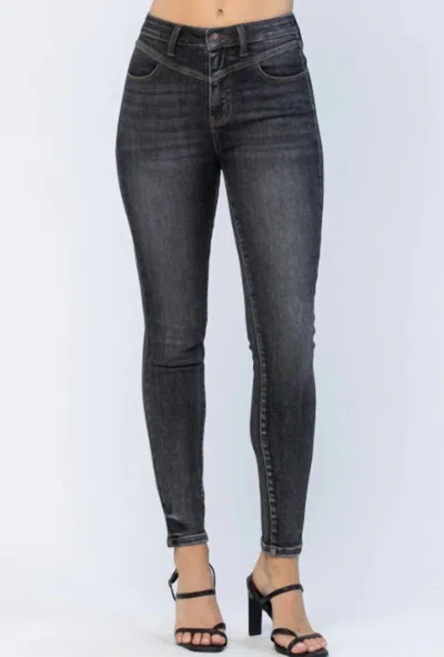 Judy Blue Vintage Skinny Jean In Black