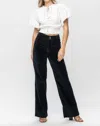 JUDY BLUE WIDE LEG CORDUROY TROUSER IN EMERALD